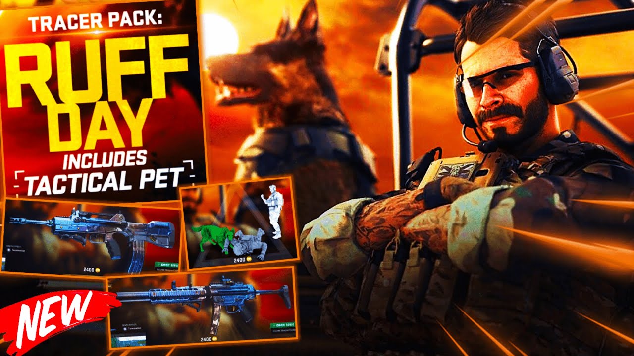 *NEW* Tracer Pack: RUFF DAY Bundle (Includes Tactical Pet)