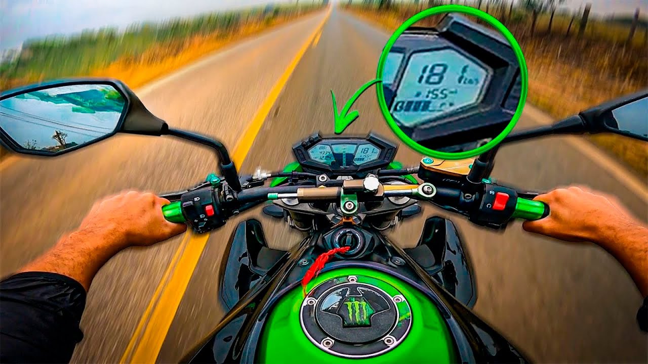 Acelerando FORTE a z800 pela primeira VEZ🔥