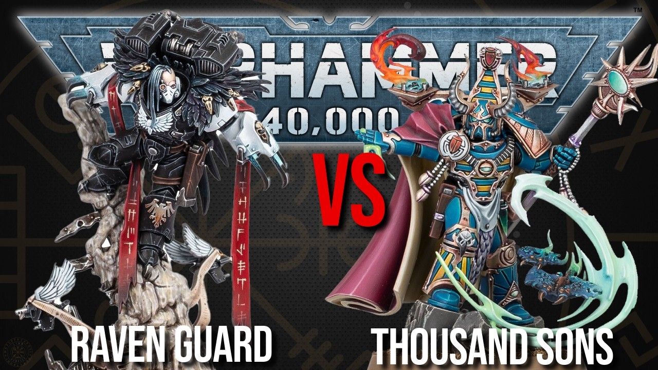 Raven Guard Vs Thousand Sons - Warhammer 40k 10th Edition