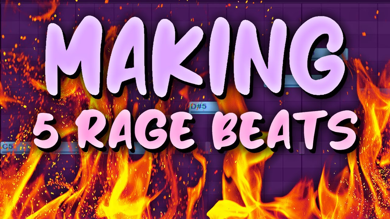 TheZachMichael Makes 5 RAGE BEATS (FL STUDIO SILENT COOKUP)