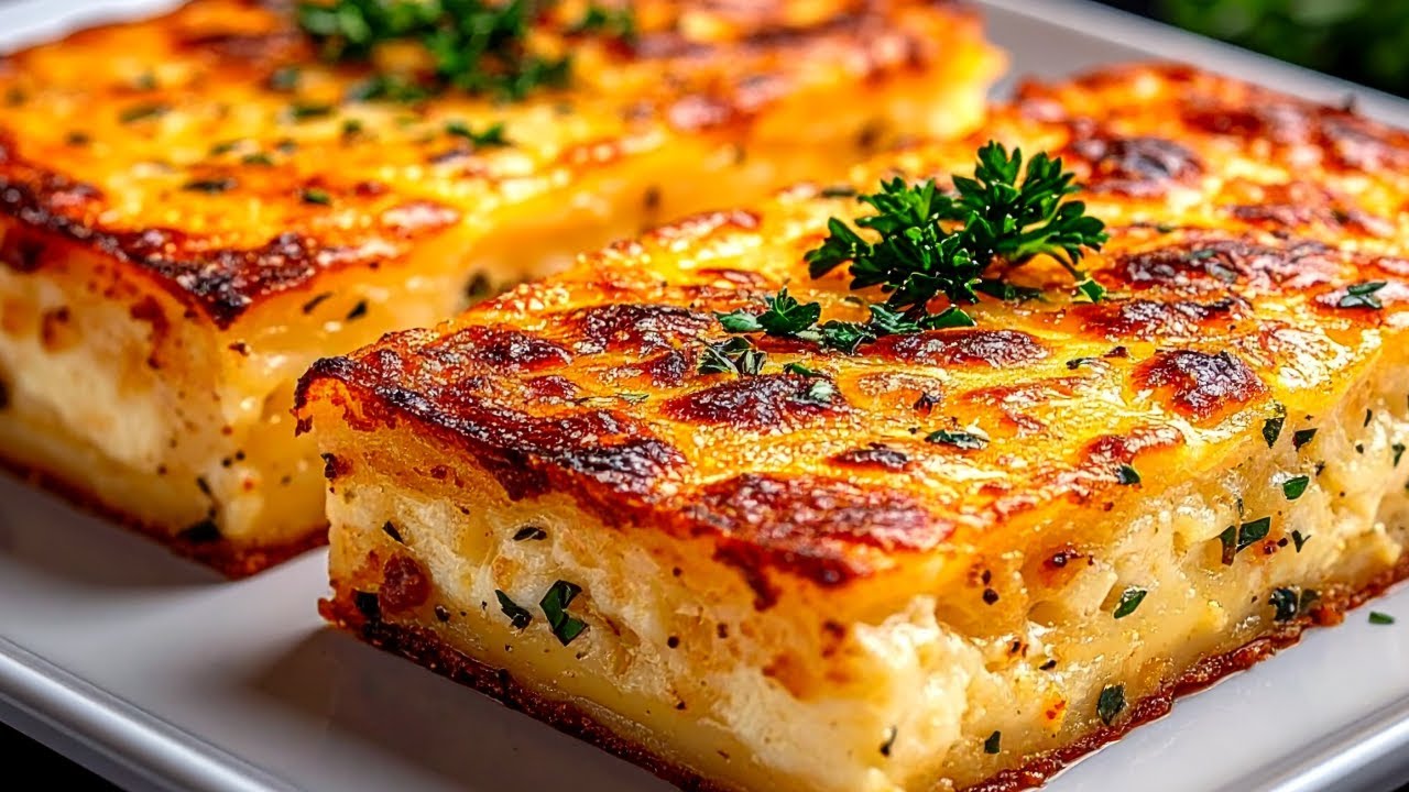 What Happens when you MIX potato and spinach? This cheesy recipe will Blow Your Mind