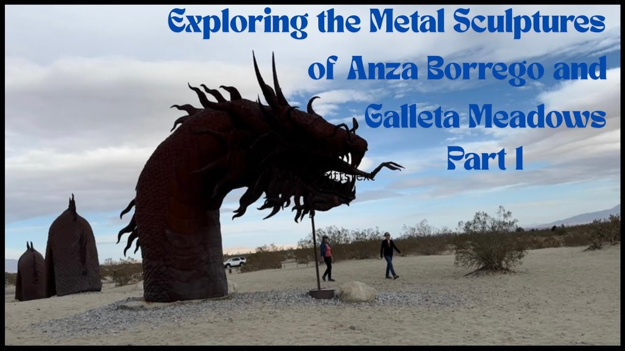 Exploring the Metal Sculptures of Galleta Meadows 2025 Part 1 (California) || JEAN LENNERTZ
