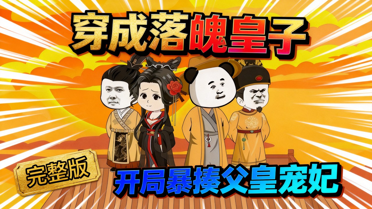 【一口气看完】虾仁一睁眼，成了大夏最不受宠的九皇子，本想躺平当闲散王爷，醉卧美人膝、逍遥过一生，谁料深宫步步是刀！#夜一漫谈 #开局教训父皇宠妃