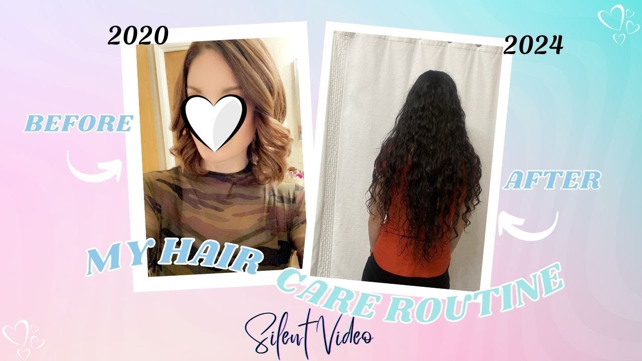 Hair care routine 2024 I Silent Video I Tips and products I Living Alone