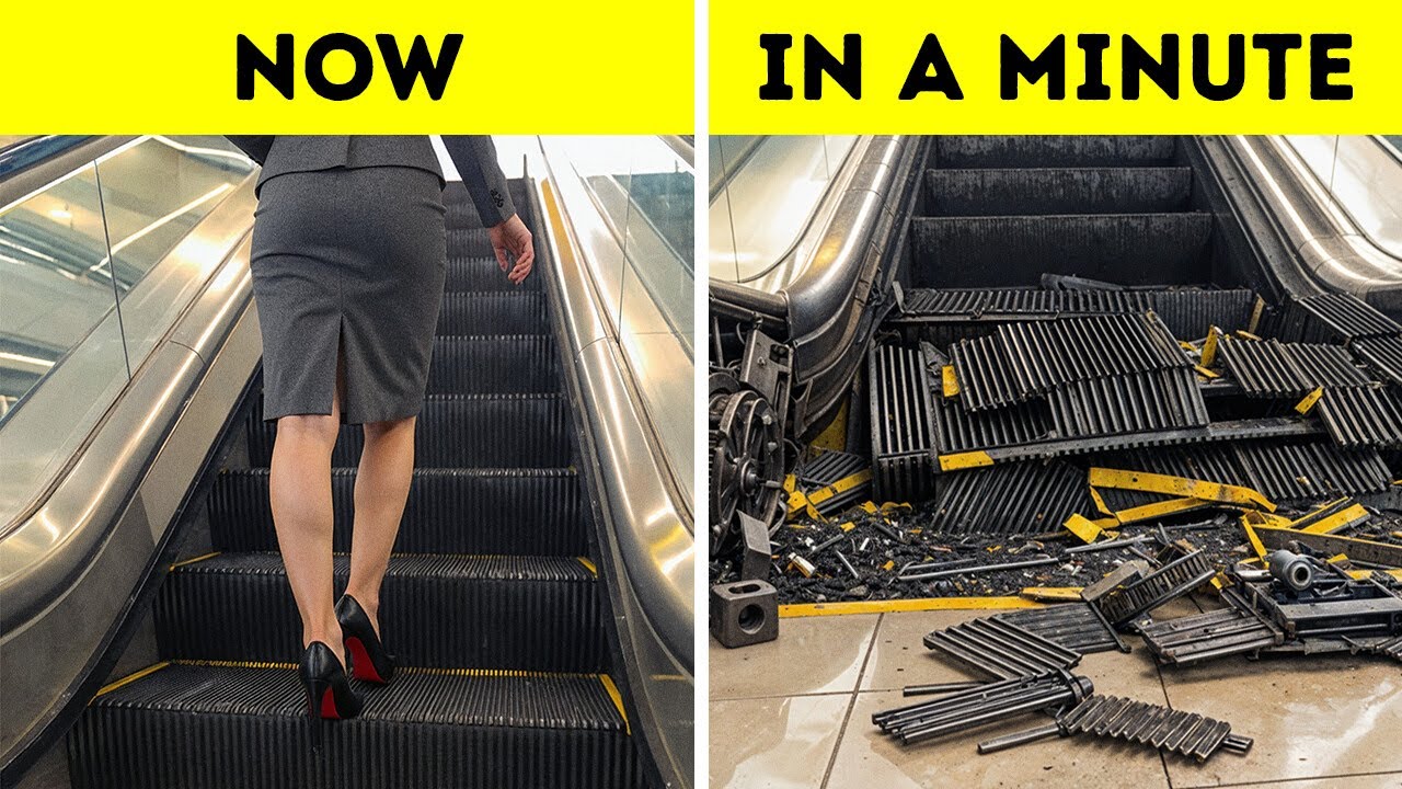 Niemals auf einer stehenden Rolltreppe gehen || Lebenslektionen, die man auf die harte Tour lernt