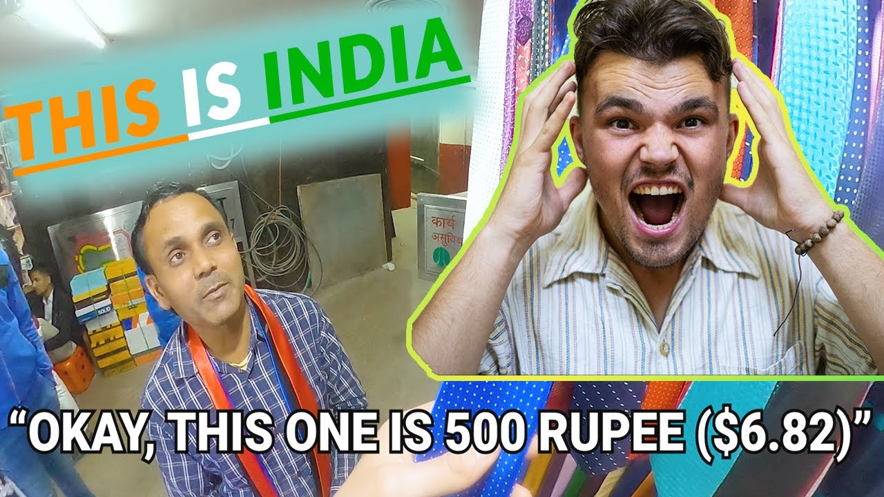 Getting Lost in New Delhi, India! (CRAZY UNDERGROUND MARKET!!) + India Travel Video
