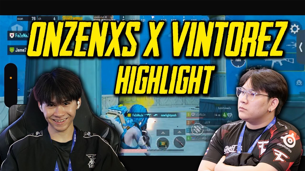 PUBG Mobile Thailand: Onzenxs X Vintorez highlight