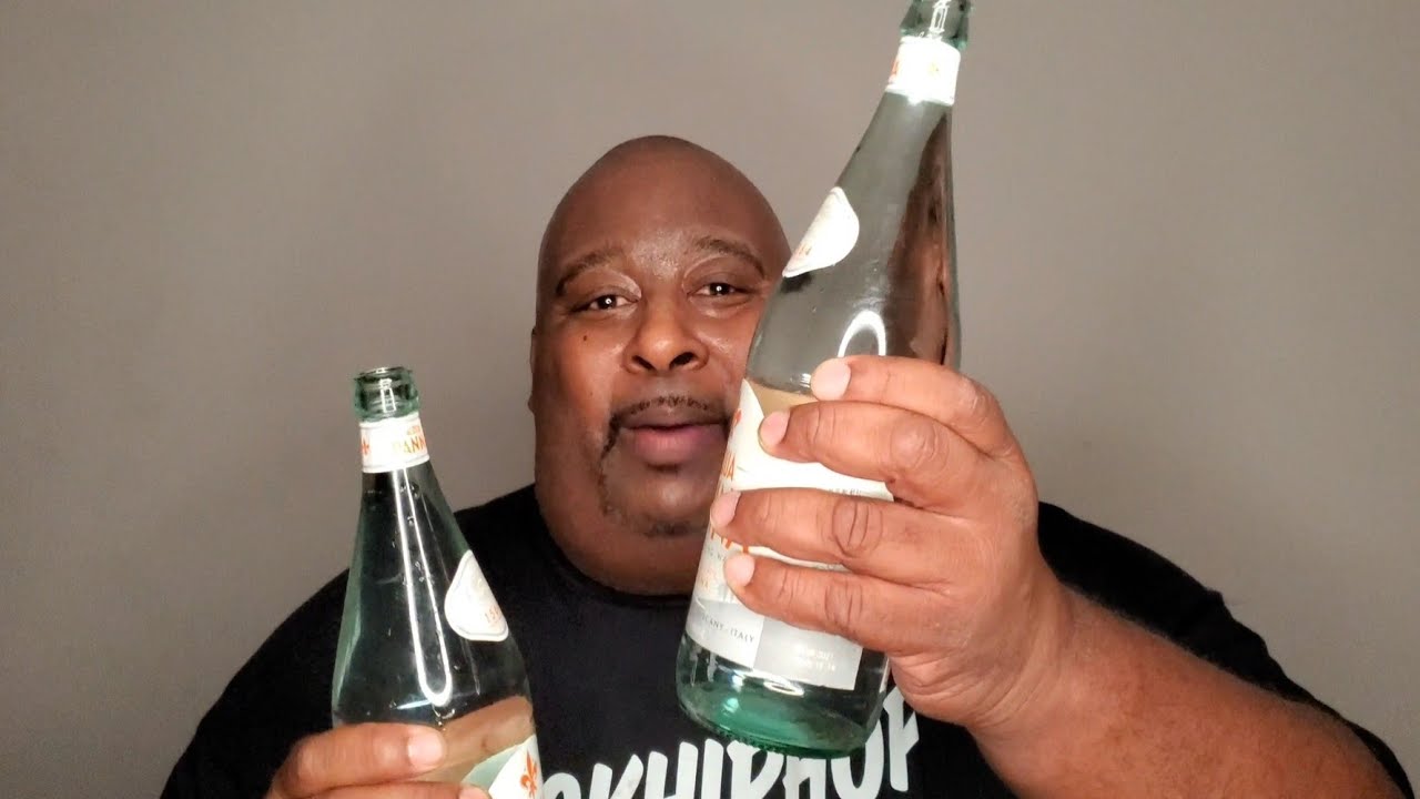 Enjoying Acqua Panna Water