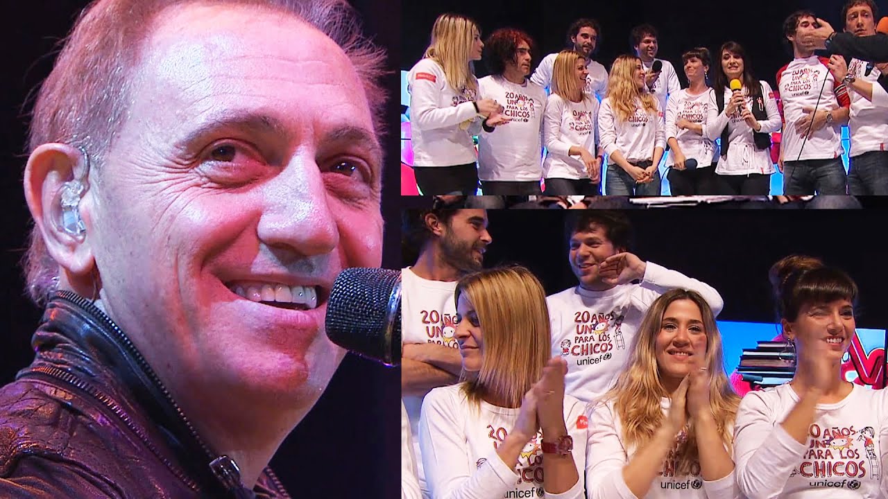 Franco De Vita les cantó su tema de amor #TanSoloTu a Diego, María y todos #LosUnicos en #UnSol2011