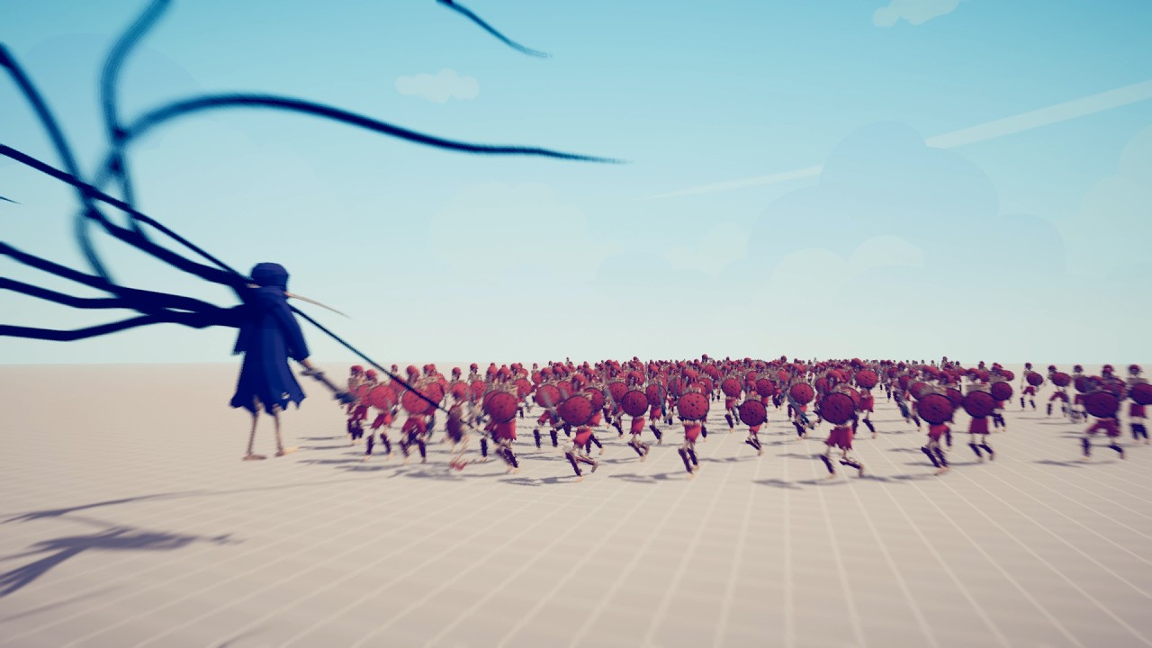 A Reaper Defeating Massive Skeleton Army (TABS)