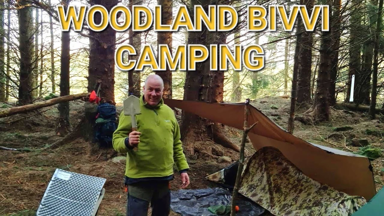 TARP AND BIVVI CAMP IN A NEW LOCATION snugpak SF bivvy and snugpak ionosphere camouflage