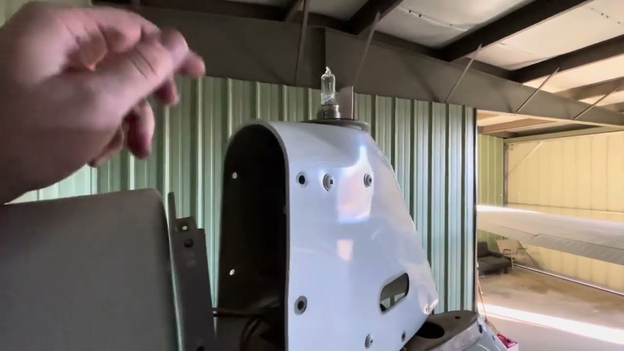 Cessna Beacon Light Issues. Removing the Vertical Fin Cap and VOR Antenna.