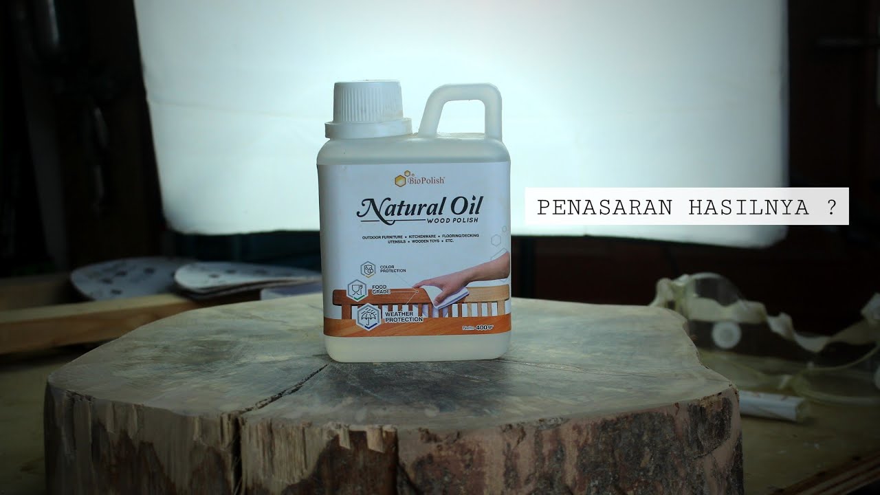 cara finishing kayu tanpa cat,  bio polish natural oil untuk kayu
