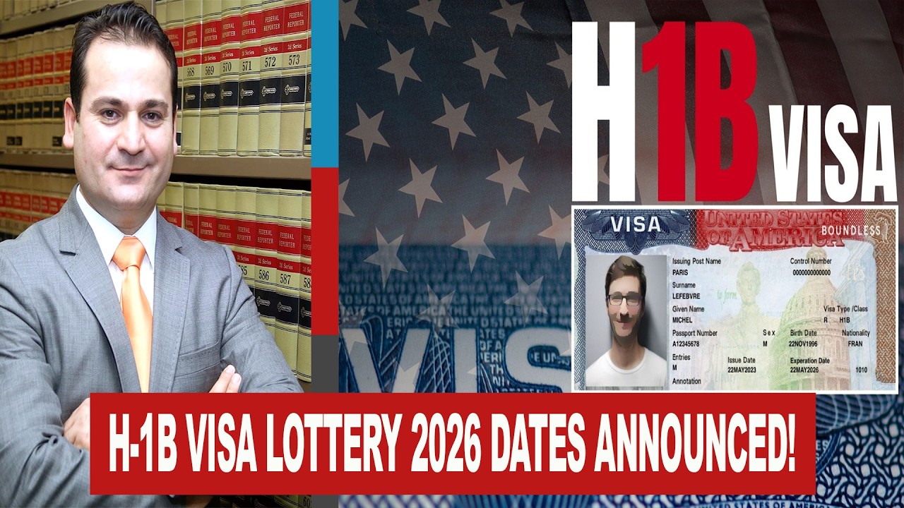 H-1B VISA LOTTERY 2026 DATES ANNOUNCED – WHAT YOU MUST DO NOW