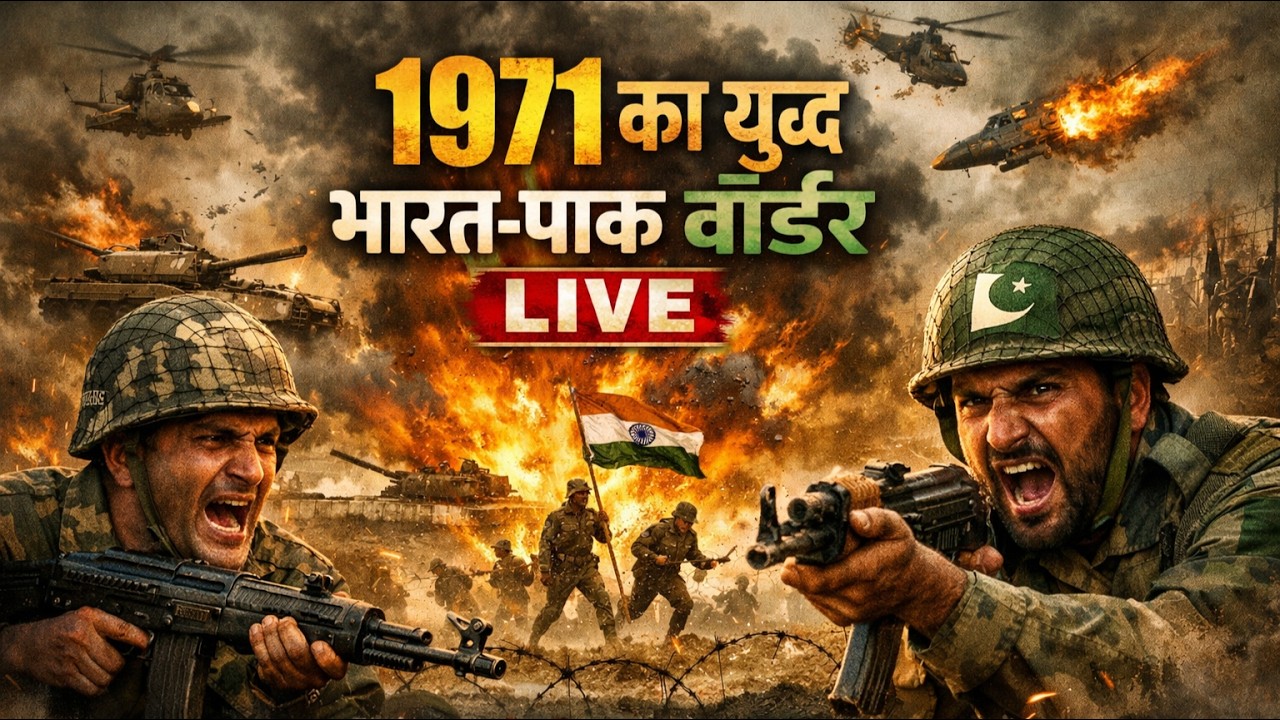 1971 का युद्ध | भारत-पाक बॉर्डर की असली कहानी | India vs Pakistan War 1971 LIVE
