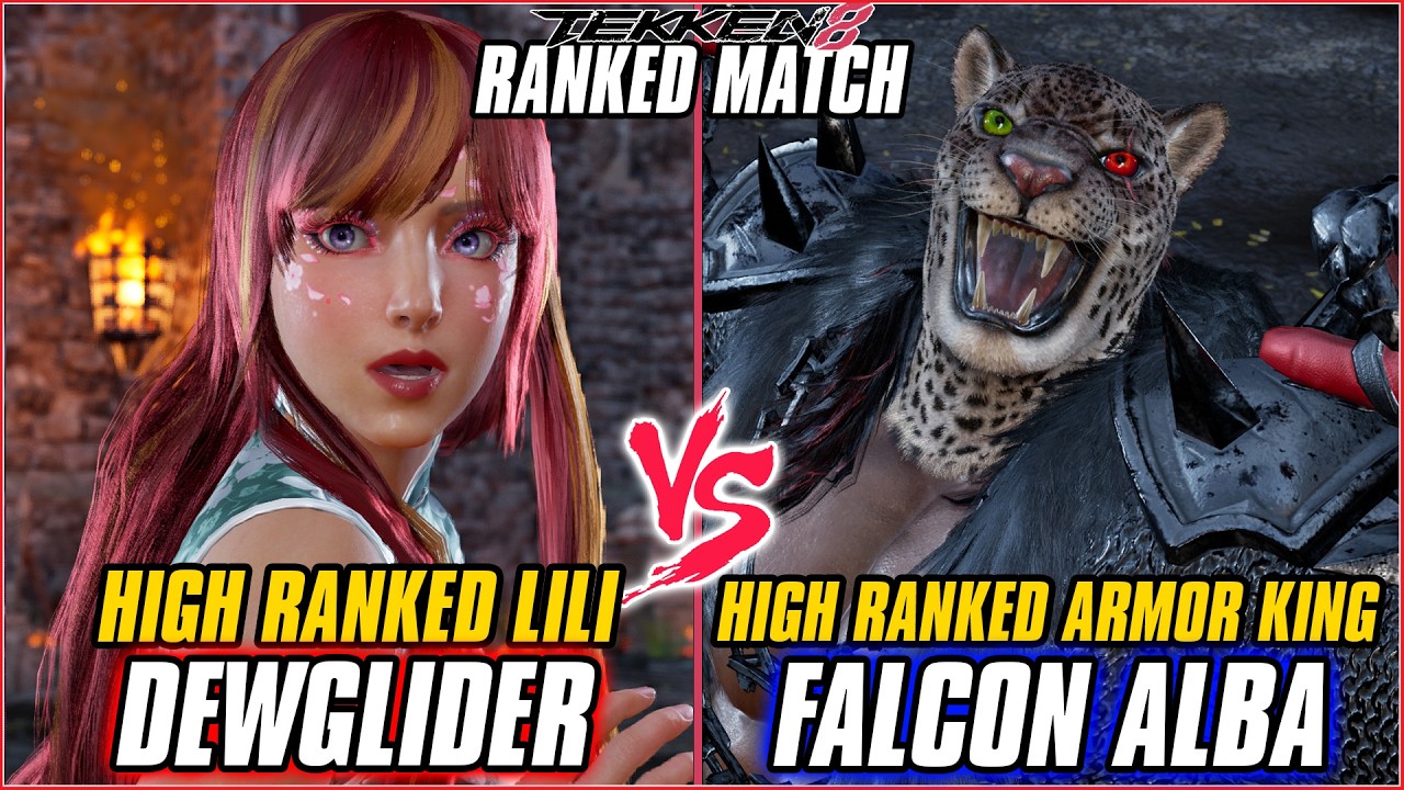 TEKKEN 8 ▰ DEWGLIDER (Lili) vs FALCON ALBA (Armor King) ▰ T8 RANKED GAMEPLAY