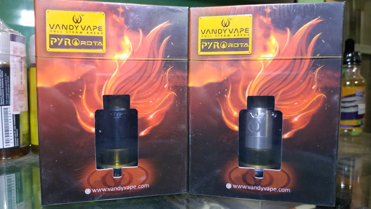 PYRO RDTA by Vandy Vape Liquid Ala Carte Hitam UNBOXING 001 Build & Wick