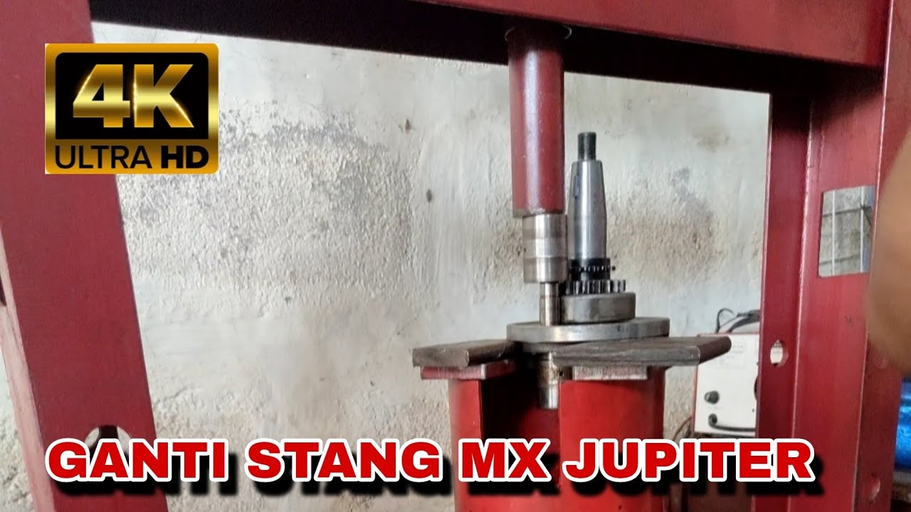 Tutorial ganti stang seher jupiter mx tanpa buka bearing gigi pompa oli dan gigi sintrik