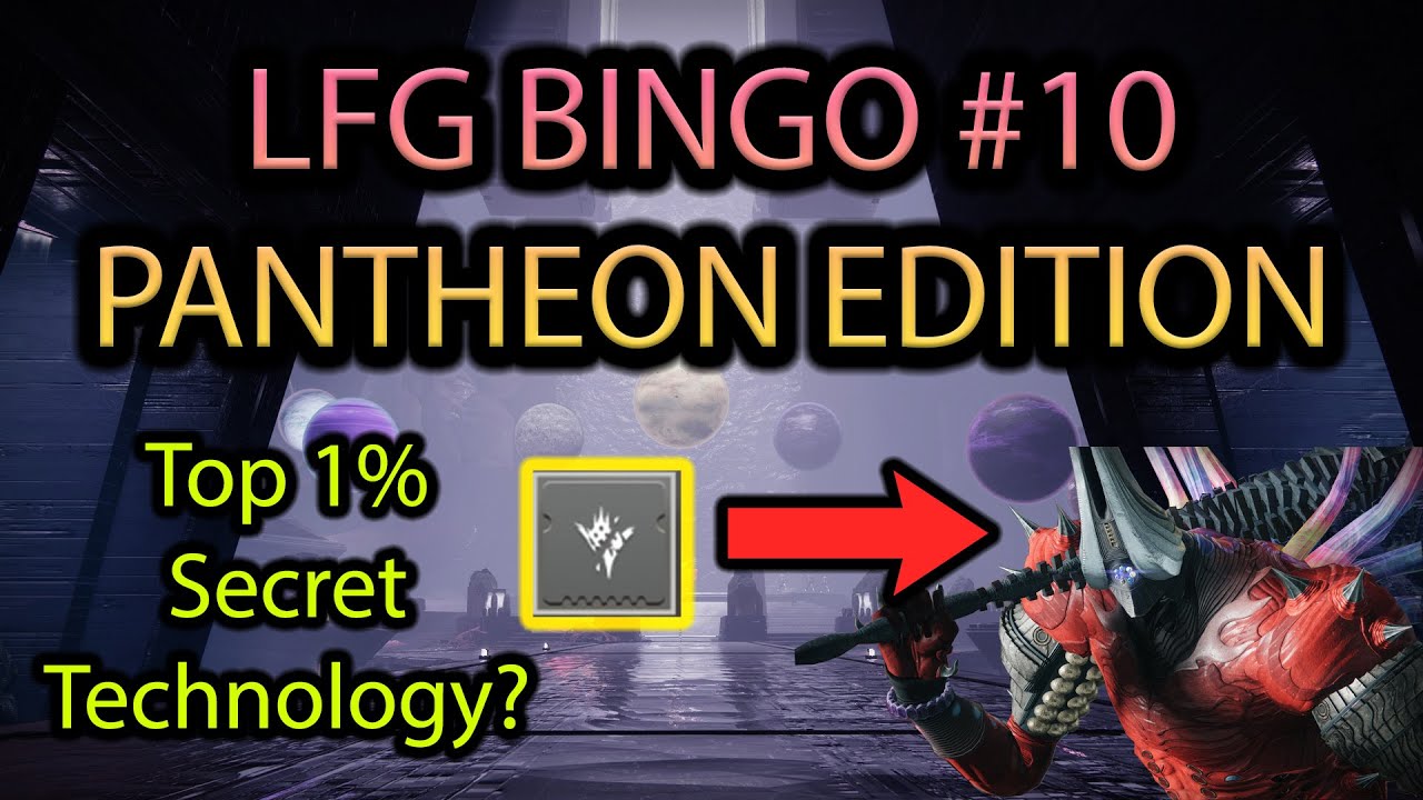 Playing Bingo in LFG Raids #10 The Pantheon - Destiny 2