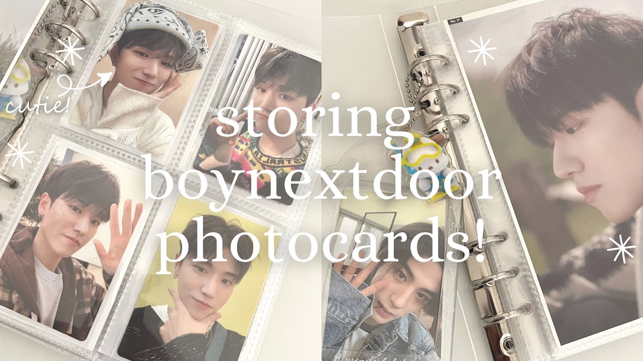 Storing photocards! #1 boynextdoor ⊹