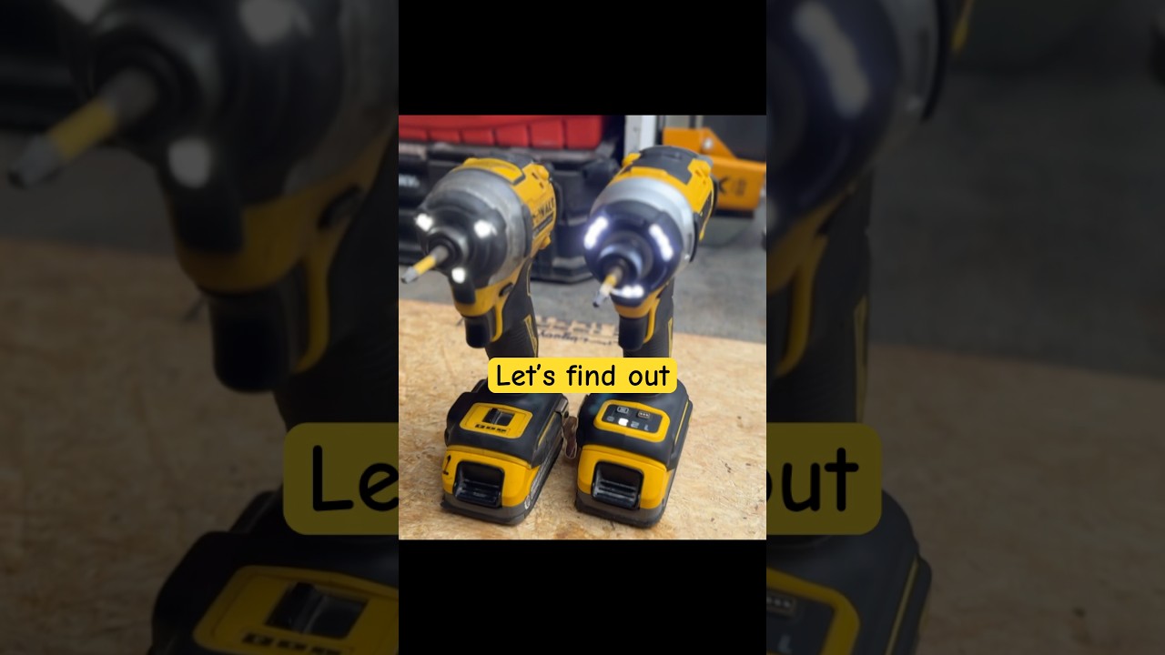 Who won? #dewalt dcf860 dcf850 dcf840 dcf870 #milwaukee #construction