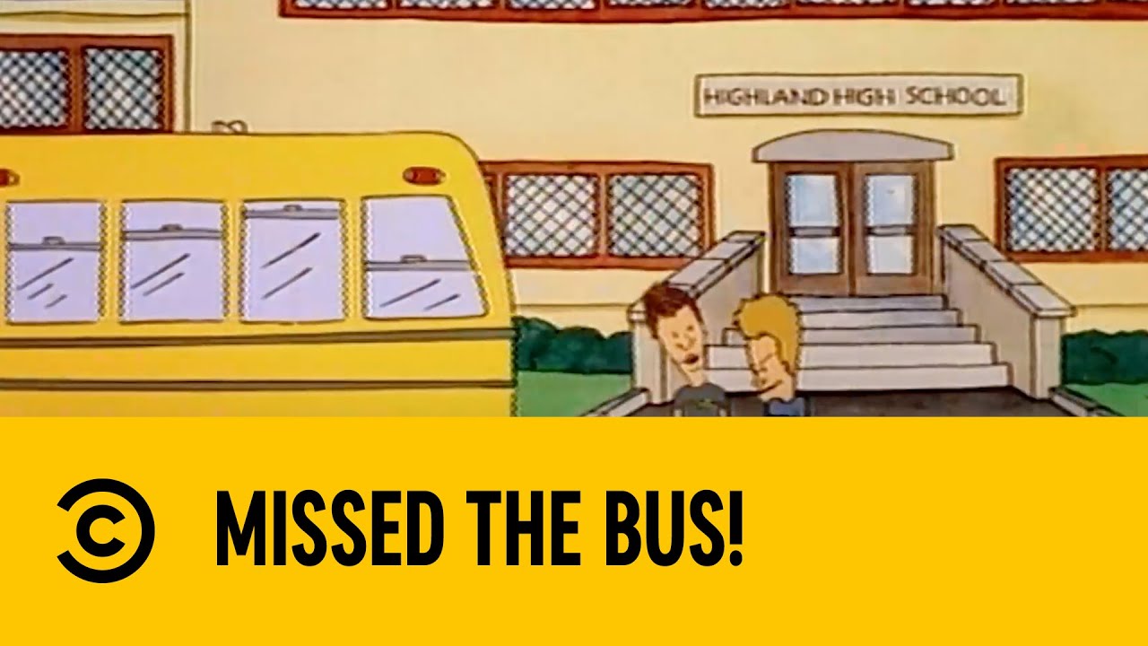 Missed The Bus! | Beavis And Butt-Head | Comedy Central Africa