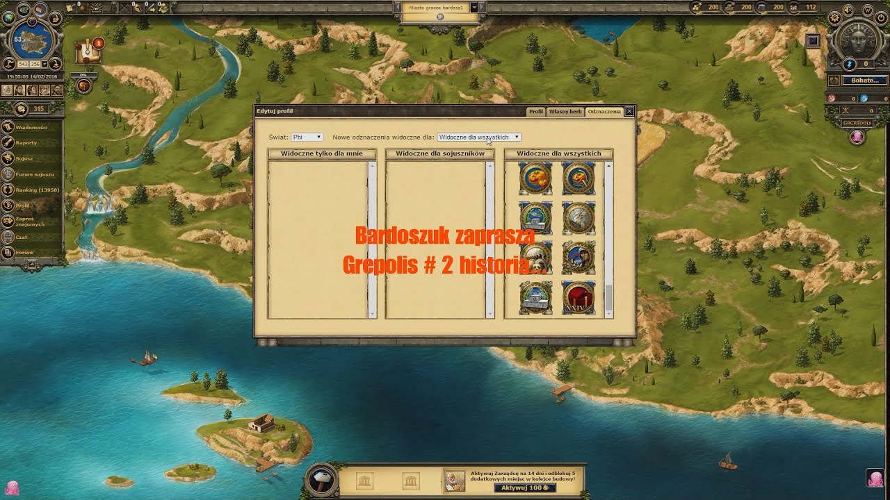 Grepolis pl # 2 historia