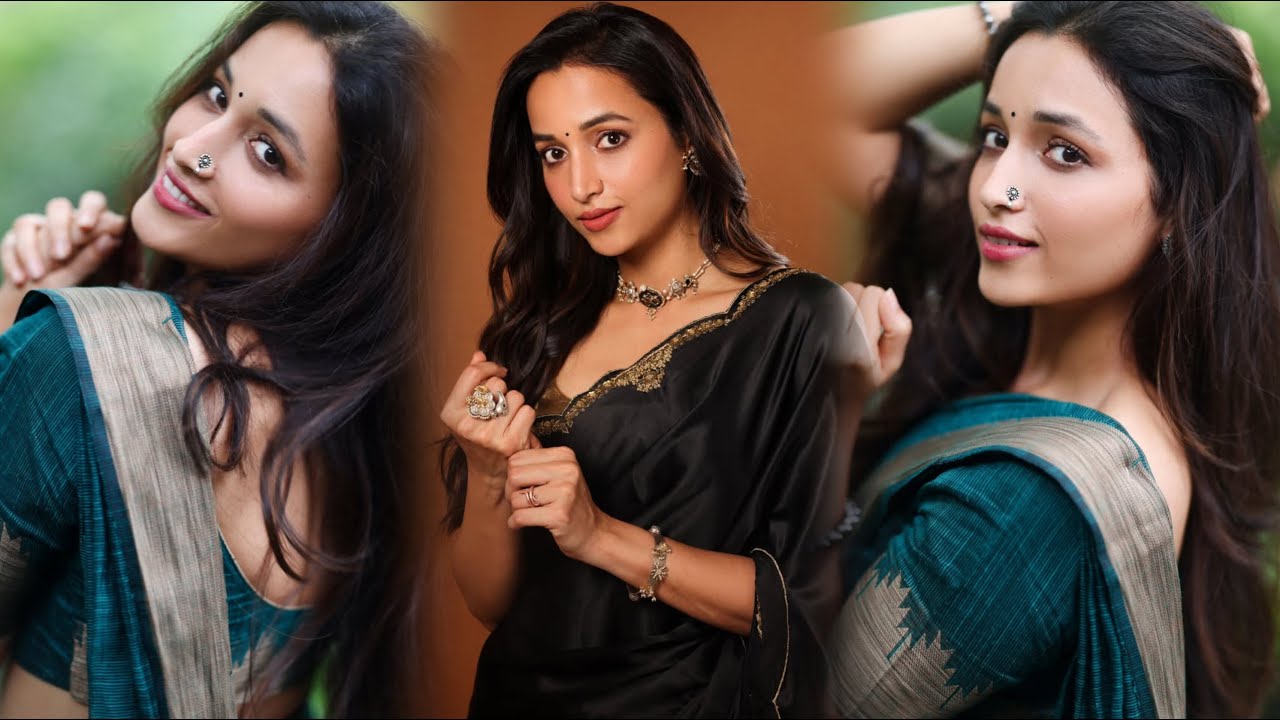 Srinidhi Shetty Stuns in Gorgeous Saree Look | Traditional Saree Fashion Photoshoot | Vertical Video