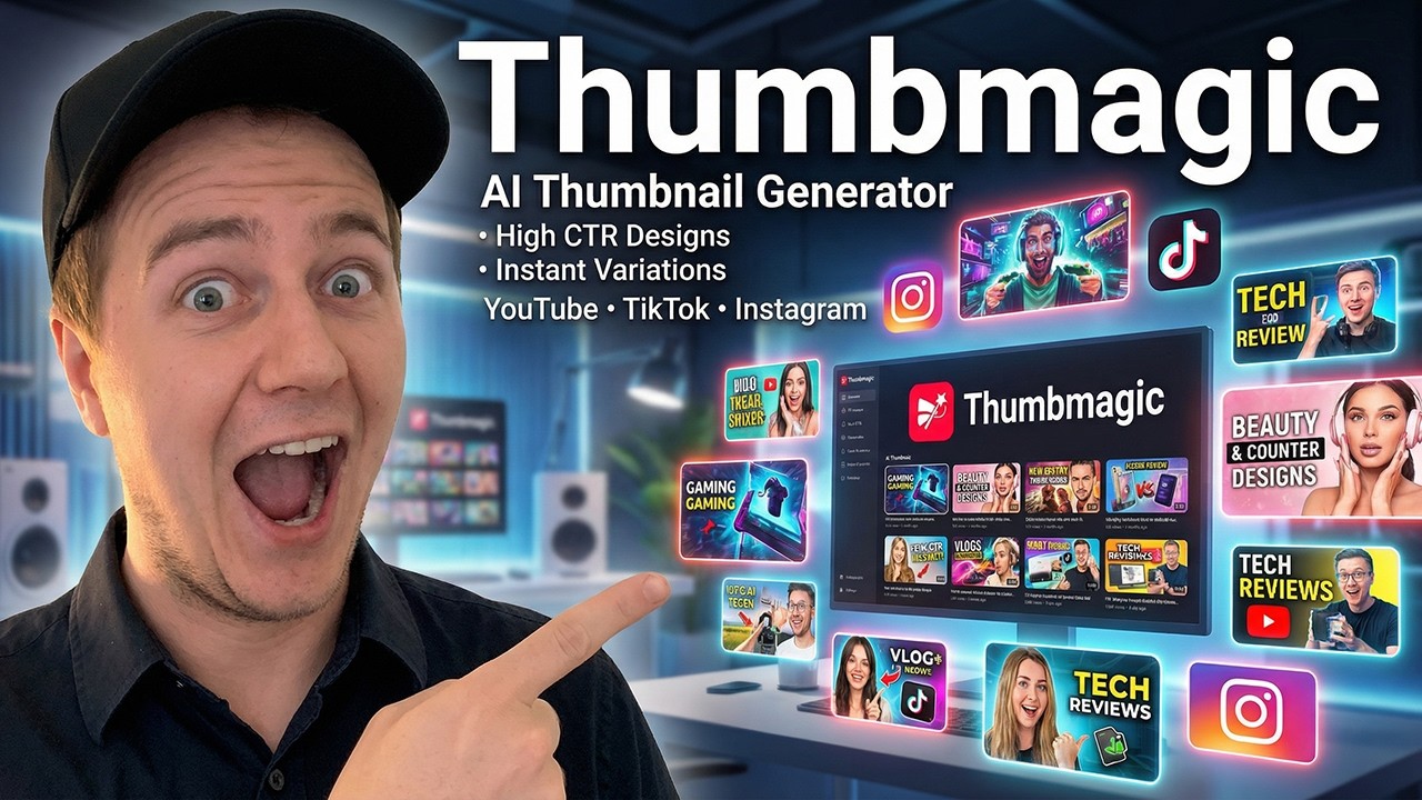 Thumbmagic &ndash; AI Thumbnail Generator for High-CTR YouTube Thumbnails