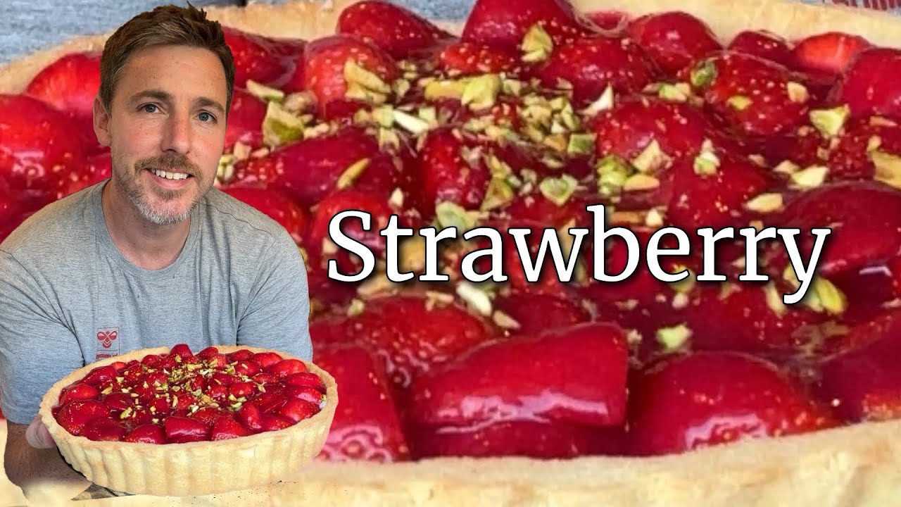 Strawberry Tart with Gel Glaze