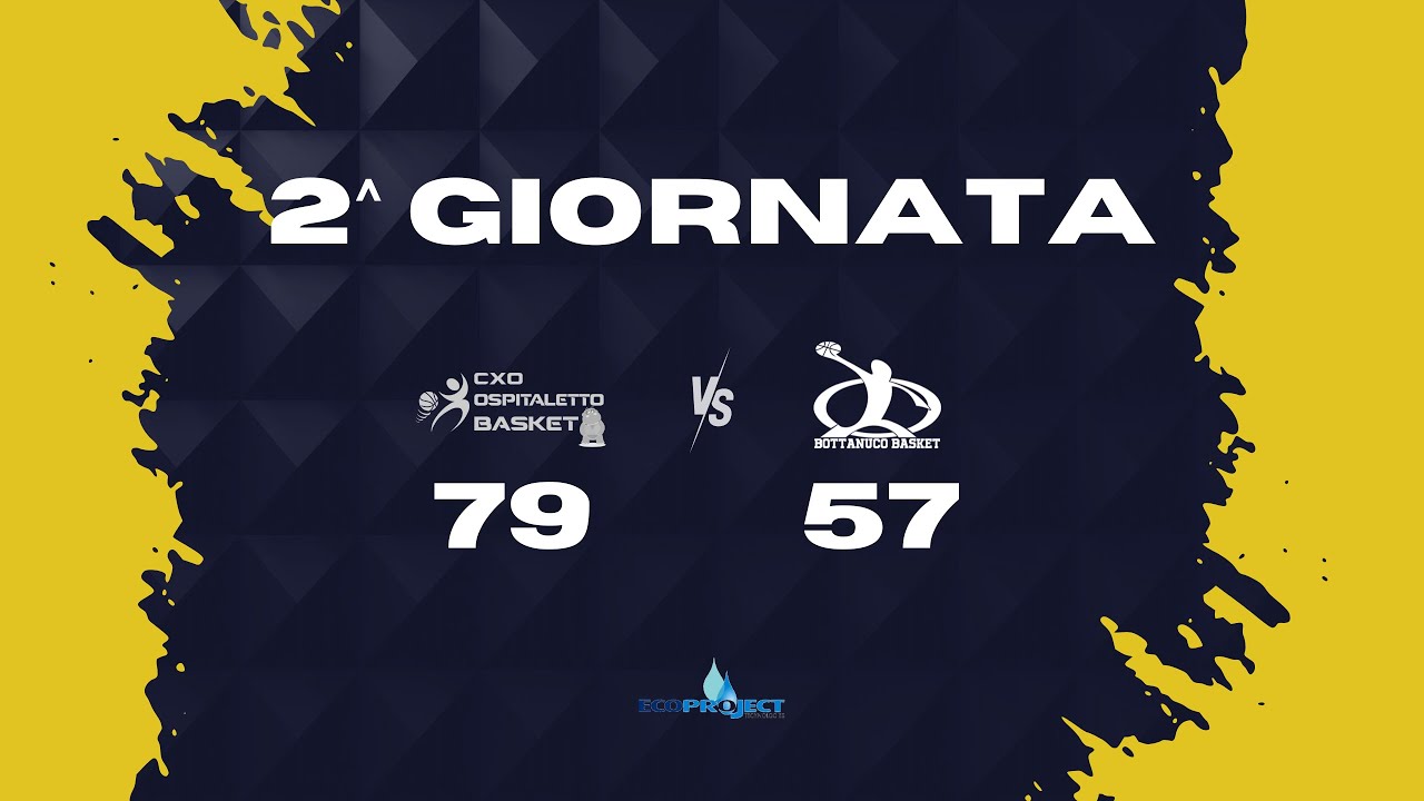CXO Ospitaletto [79] - Bottanuco Basket [57] (2a giornata)