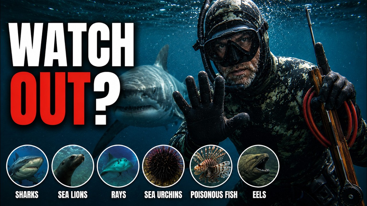 Avoid Becoming Prey While Spearfishing