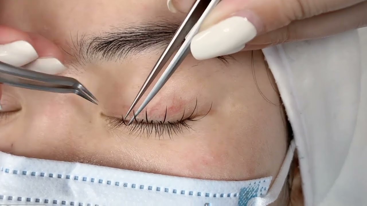 Cách Nối Mi Tỏa Tròn