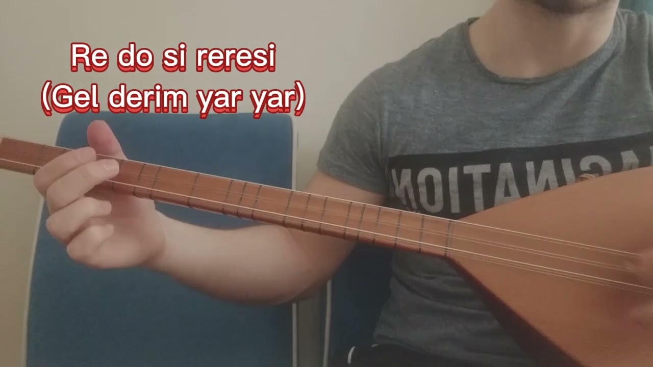 SEN BİR AYSIN- SOLFEJ #solfej #bağlamasolfej #saz #türkü
