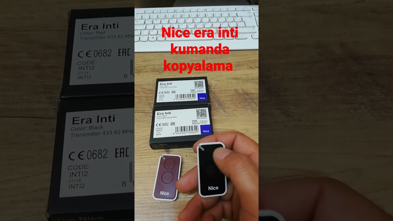 Nice era inti kumanda kopyalama nasıl yapılır