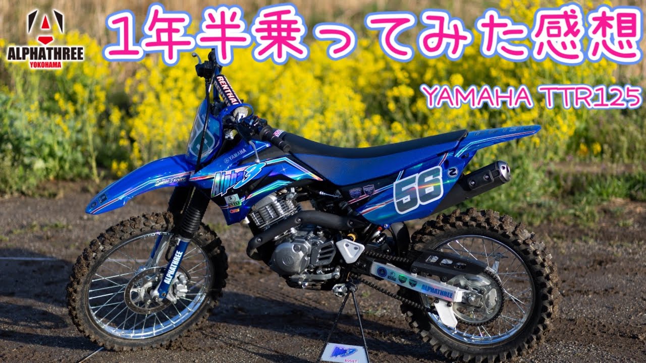 【TTR125】1年半乗ってみた結果、最高の相棒でした。【YAMAHA】