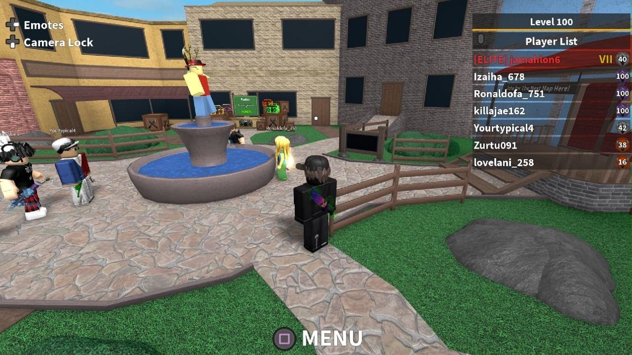 Today, I played mm2 again.