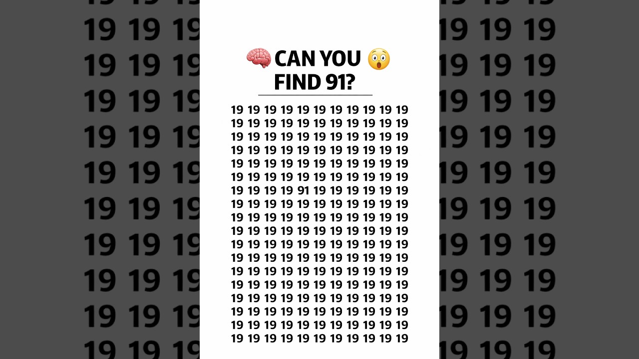 Find the Mistake #91 🧠 | Genius Can Solve This IQ Test Puzzle