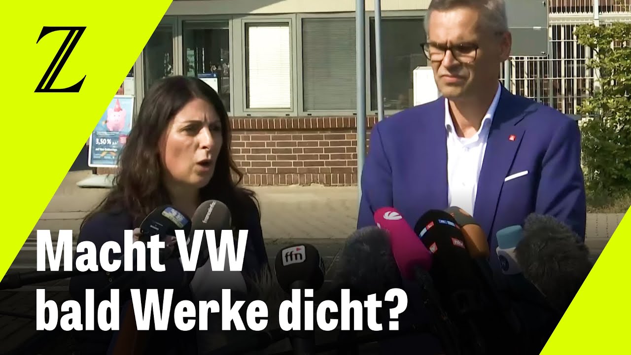VW-Betriebsrat und IG Metall zu Entlassungs- und Schließungsplänen von Volkswagen