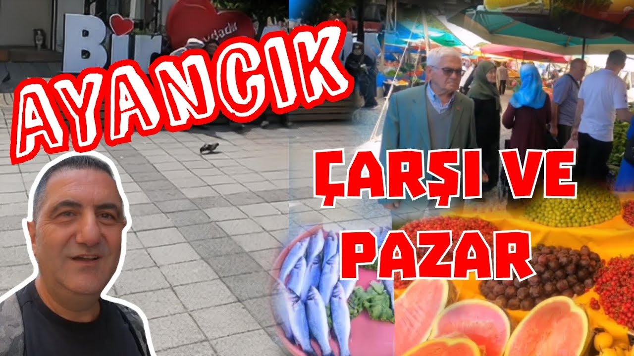 Ayancık Köylü Pazarı ve Cuma Pazarını gezdim, Çarşı dan Sahile ve Iskeleye