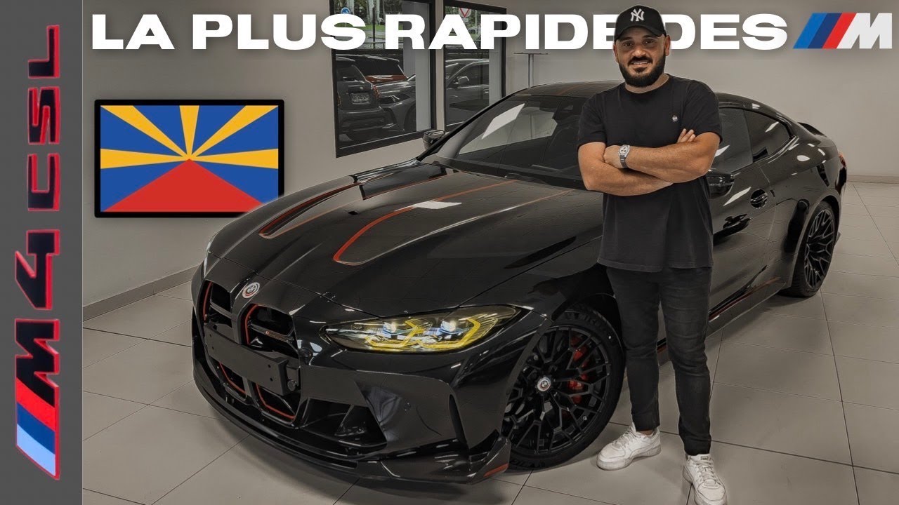 BMW M4 CSL : La plus rapide des M🔥 // 550CH // (présentation à la Réunion🇷🇪)