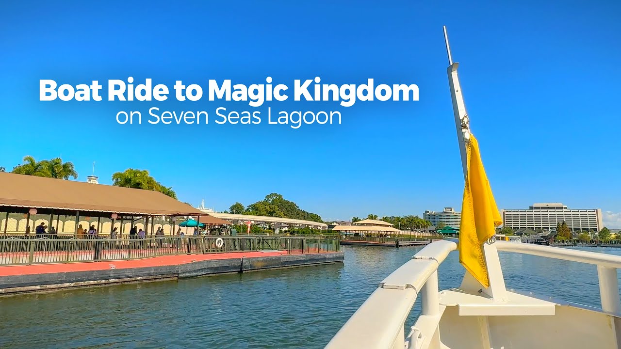 Disney Boat Transportation ride over to Magic Kingdom Park &ndash; FULL RIDE in Front Row