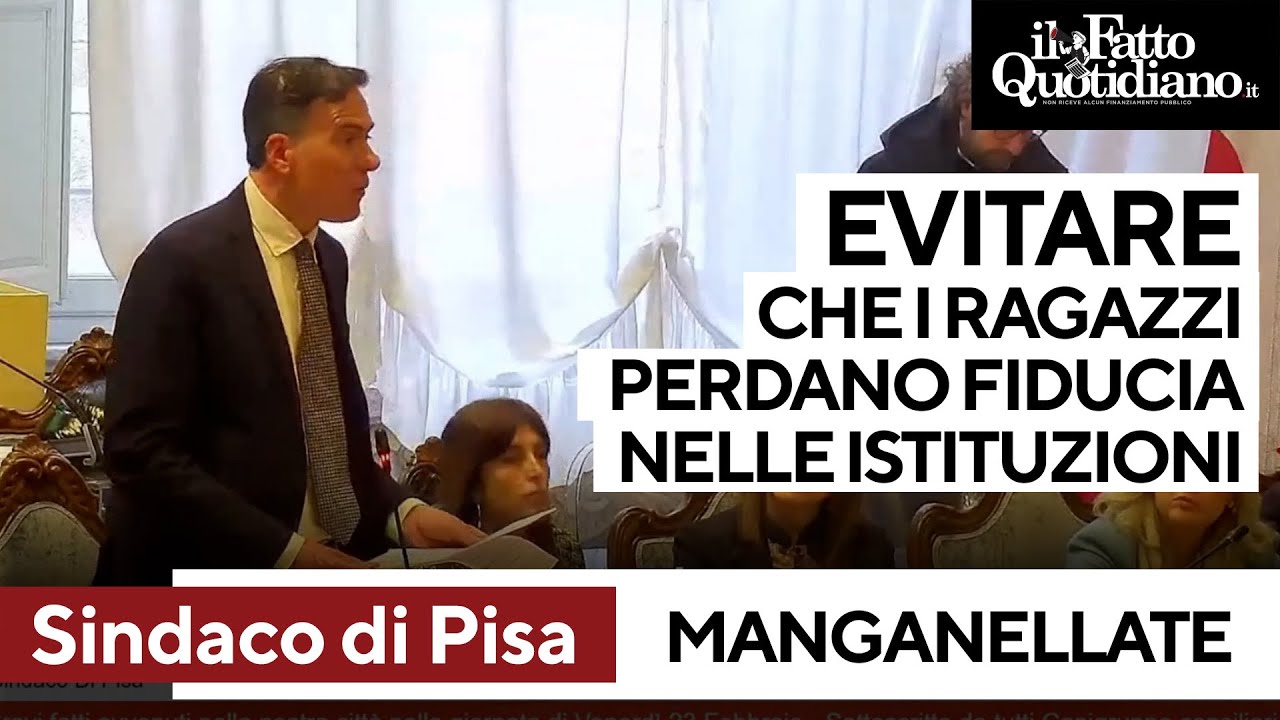 Il sindaco di Pisa sulle manganellate: 