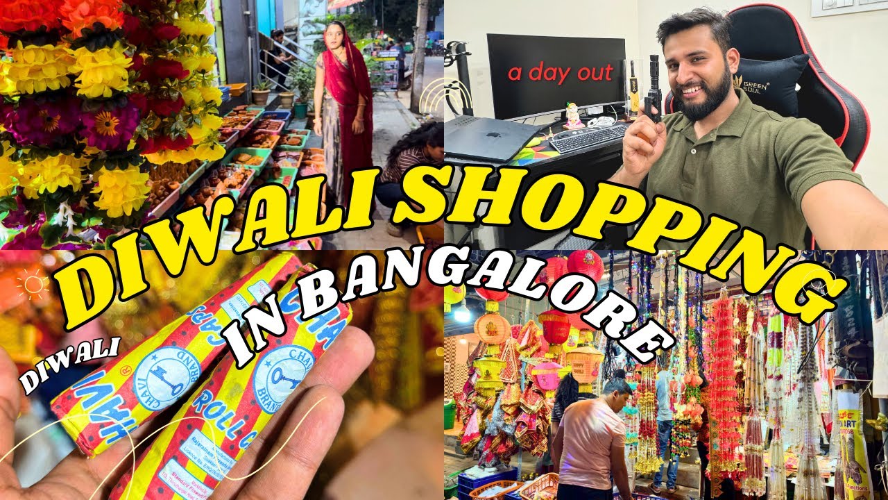 😍😍DIWALI SHOPPING IN BANGALORE | VLOG 132