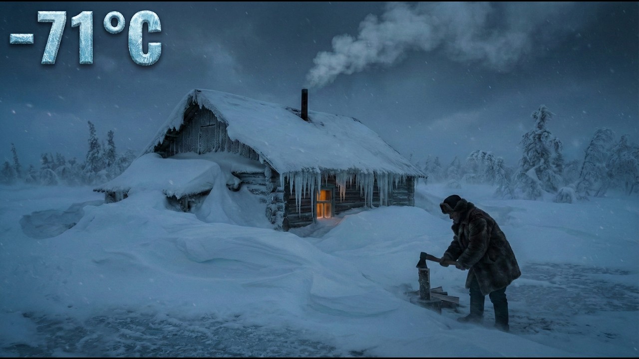 90 Year Old Man Living Alone in the Coldest Village on Earth at –71°C