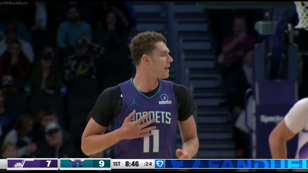 Ryan Kalkbrenner full highlights vs. Utah Jazz - 2 Points, 4 Rebounds, 4 Steals, 4 Blocks - 11/2/25