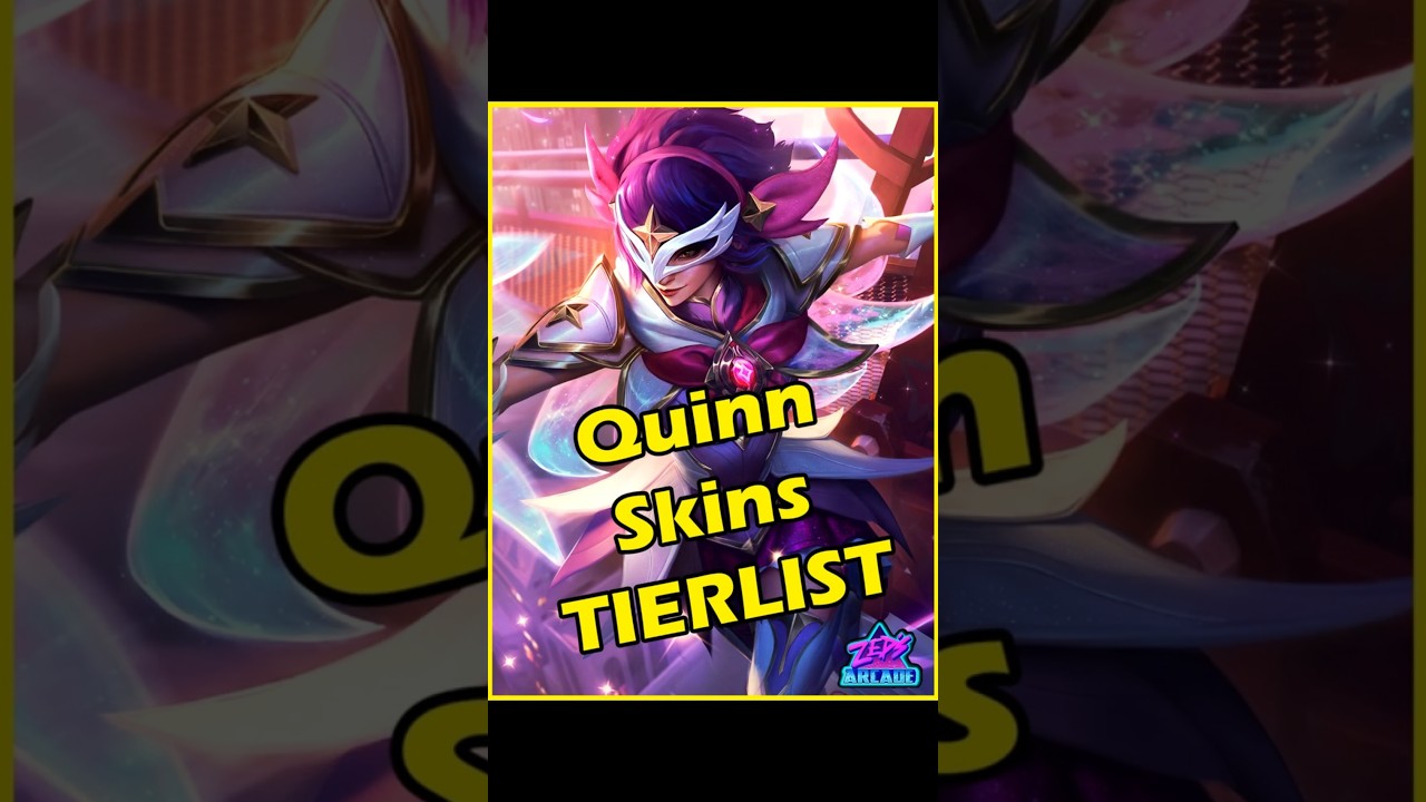 Quinn Skins Tier List #leagueoflegends #quinn #tierlist