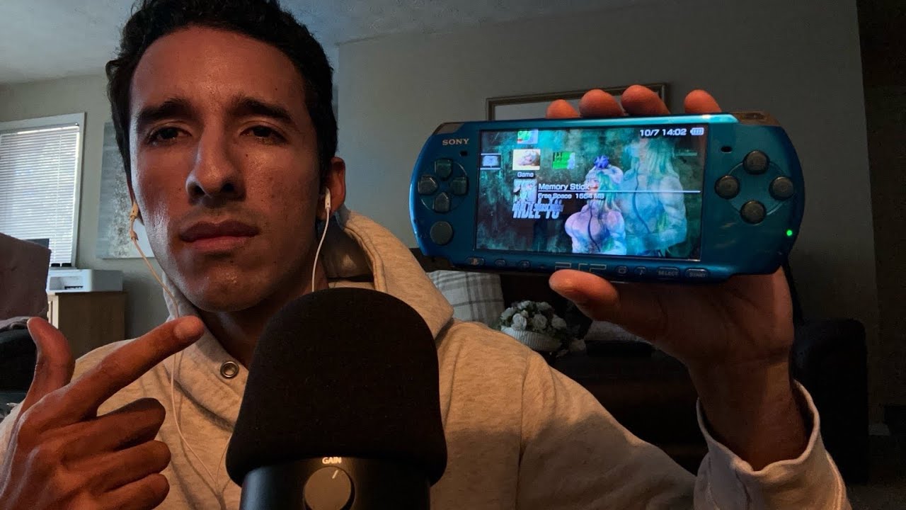 ASMR PSP Gameplay for Sleep 🕹️😴 Whispers, My PSP & Nostalgic Vibes :)