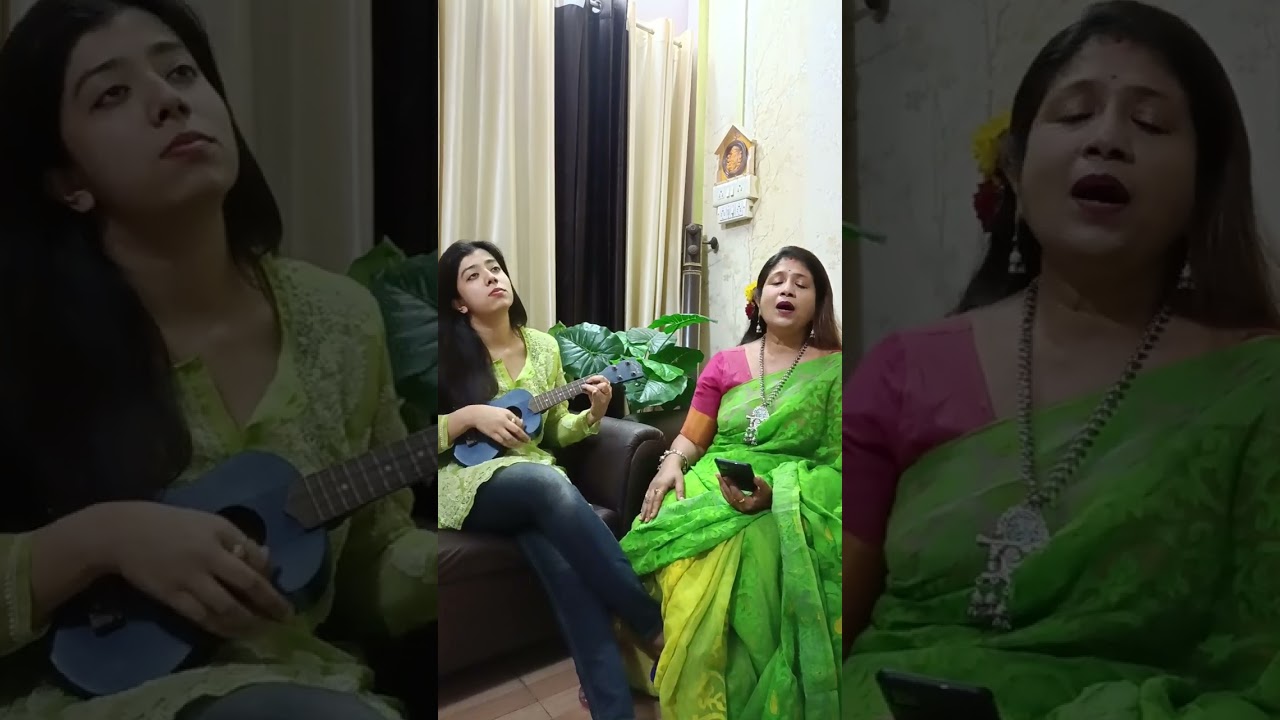 Basanta Bahilo Sokhi x Fagun haway haway || #motherdaughter #music #holi