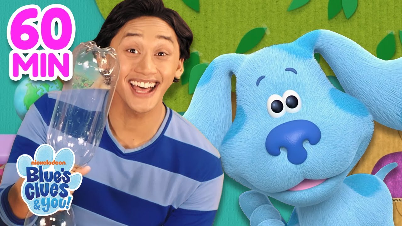 Games You Can Play INDOORS w/ Blue and Josh! 🧩 | 60 Minutes | Blue's Clues & You!